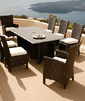 Savannah - Essgruppe mit Polster White Sand